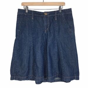 LEVI’S Jean Skirt Flare Denim Modest Western Rockabilly Cowgirl Rodeo Size 10